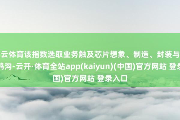 开云体育该指数选取业务触及芯片想象、制造、封装与测试等鸿沟-云开·体育全站app(kaiyun)(中国)官方网站 登录入口