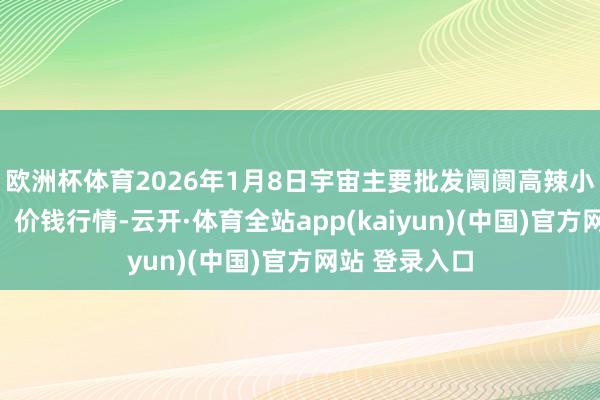 欧洲杯体育2026年1月8日宇宙主要批发阛阓高辣小椒（满天星）价钱行情-云开·体育全站app(kaiyun)(中国)官方网站 登录入口